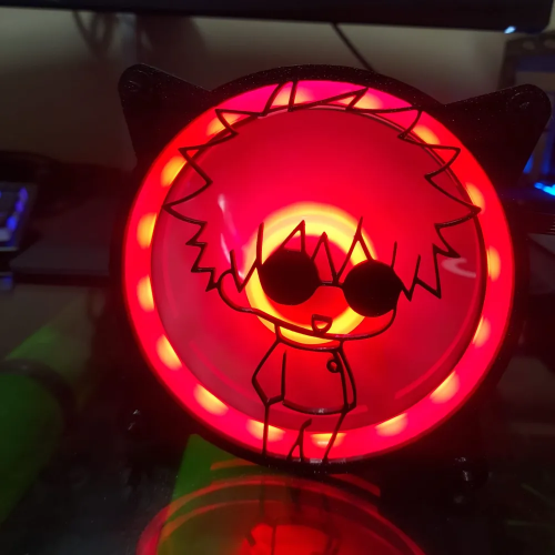 COOL BEBE JUJUTSU KAİSEN 120MM GAMİNG PC FAN COVER COOL BEBE JUJUTSU KAİSEN 120MM GAMİNG PC FAN COVER